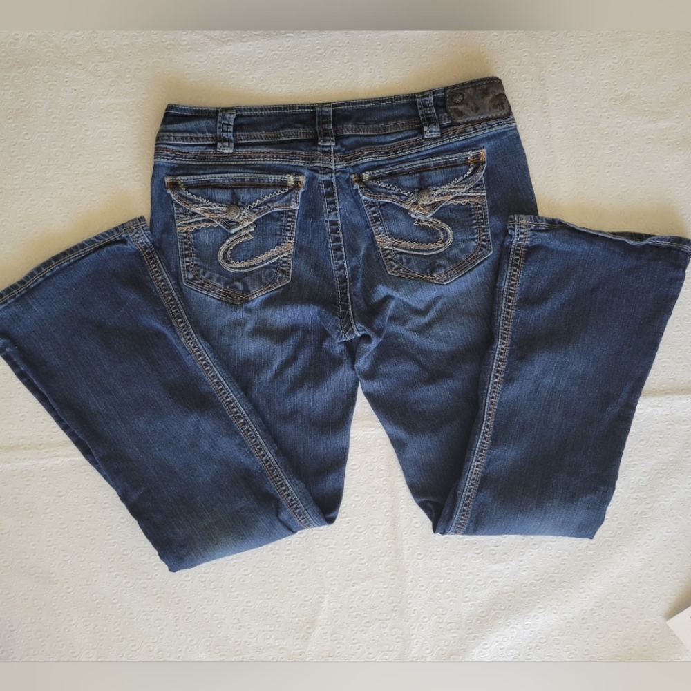 Silver Jeans Blue Suki Surplus Jeans women's 32/30